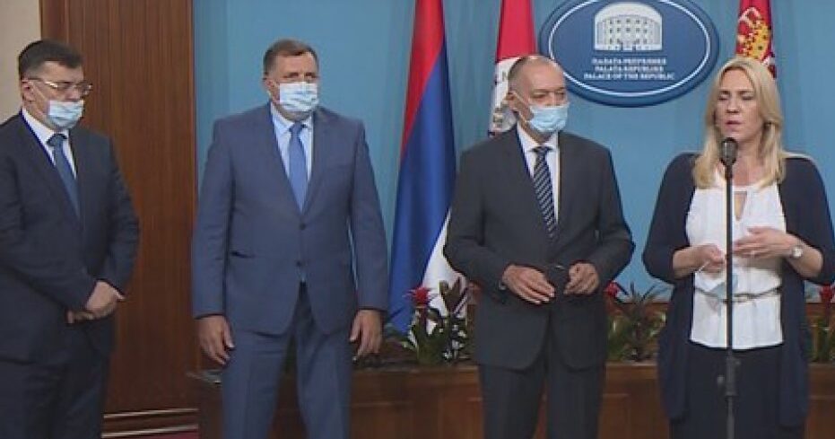 Cvijanović i Dodik upriličili oproštajni prijem za Nikolića