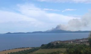 Veliki požar na Svetoj Gori- VIDEO