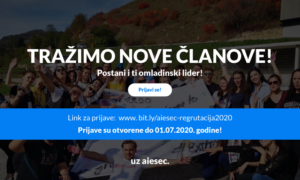 Poziv mladima: Postani lider uz AIESEC