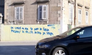 U centru Splita osvanuo grafit s porukom mržnje prema Novaku Đokoviću