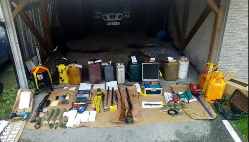 Veliki policijski ulov u Stanarima: Zaplijenjen arsenal naoružanja
