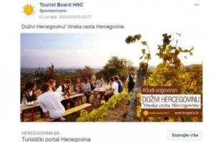 Kakav gaf Turističke zajednice: Slikom austrijskih vinograda reklamirali Hercegovinu