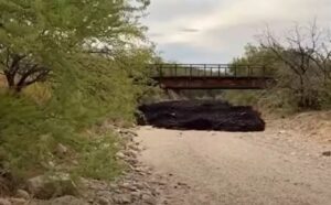 Crna rijeka iznenada potekla Arizonom – VIDEO