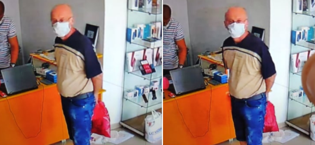 Da li ste ga vidjeli? Ušetao u radnju mobilnih telefona u Banjaluci i ukrao telefon