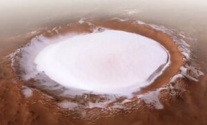 Spektakularni snimak kratera punog leda na Marsu – VIDEO