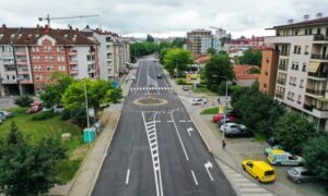 Novi asfalt u podnožju Starčevice