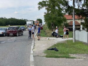 Težak sudar: Motociklista iz Šamca prevezen u bolnicu