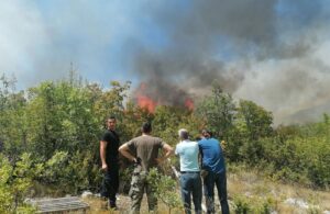 Helikopter u pripravnosti: Vatrogasci u najvećem dijelu lokalizovali buktinju kod Trebinja