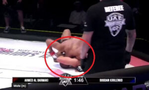 Šokantna scena na MMA: Pokušao da udavi protivnika, pa nasrnuo i na sudiju VIDEO