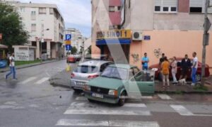 Saobraćajna nezgoda u ulici Nikole Pašića