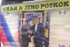 Oštre riječi! Češka stranka na izbornom plakatu Tačija nazvala ubicom FOTO