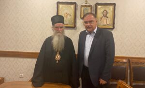 Ivanić i Amfilohije saglasni: SPC u Crnoj Gori da traži ravnopravnu poziciju sa ostalim vjerskim zajednicama