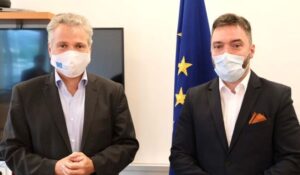 Košarac i ambasador Satler o izvozu crvenog mesa u EU