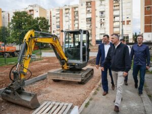 Novo u gradu! Radojičić: Počela izgradnja rekreativnih sadržaja u naselju Sime Matavulja FOTO