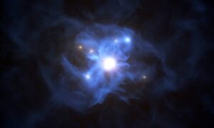 “Svemirska paukova mreža”: Džinovska crna rupa “zarobila” šest galaksija VIDEO