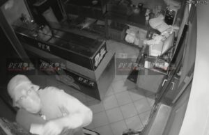 Smotani provalnik: Htio da onesposobi kamere, pa završio na podu VIDEO