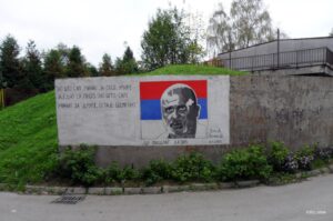 Doktor heroj: U još jednom gradu Srpske oslikan mural Miodraga Lazića FOTO