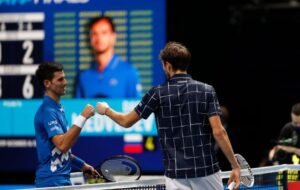 Rivali, ali i prijatelji: Đoković i Medvedev se prvi put sreli nakon finala US opena FOTO