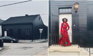 Zbog 2020. godine: Jedna žena obojila čitavu svoju kuću u crno FOTO