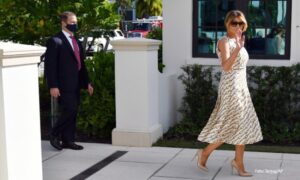 U haljini od 4.000 evra! Prva dama Amerike Melanija Tramp glasala na Floridi