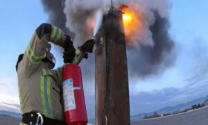 Kamera snimila buktinju! Vatrogasci gasili požar dimnjaka, gosti mirno jeli u piceriji VIDEO, FOTO