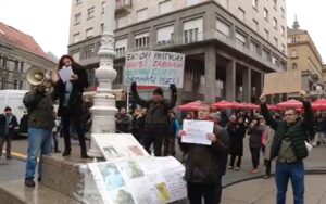 “Želimo slobodu, a ne ropstvo”: U Zagrebu protest protiv novih mjera VIDEO
