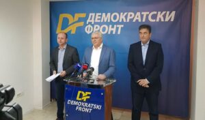 Lideri Demokratskog fronta najavili uskraćivanje podrške Vladi Crne Gore