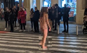Građani ostali u šoku: Gola žena istrčala na ulicu