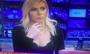 Seksi Irina: Voditeljka dubokim dekolteom “prikovala” gledaoce za male ekrane