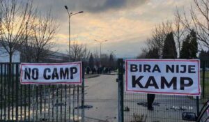 Novi protest ispred Bire, ne dozvoljavaju dolazak migranata