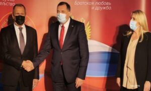 Lavrova dočekali Dodik i Cvijanovićeva: Ruski šef diplomatije stigao u Istočno Sarajevo