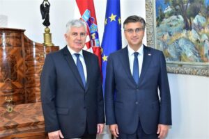 Čović kod Plenkovića: Došlo do dubokog kompromitovanja lokalnih izbora u Mostaru