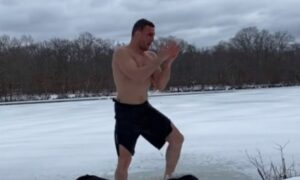 Čudna metoda treninga: UFC borac skočio u zaleđeno jezero i završio na šivanju VIDEO