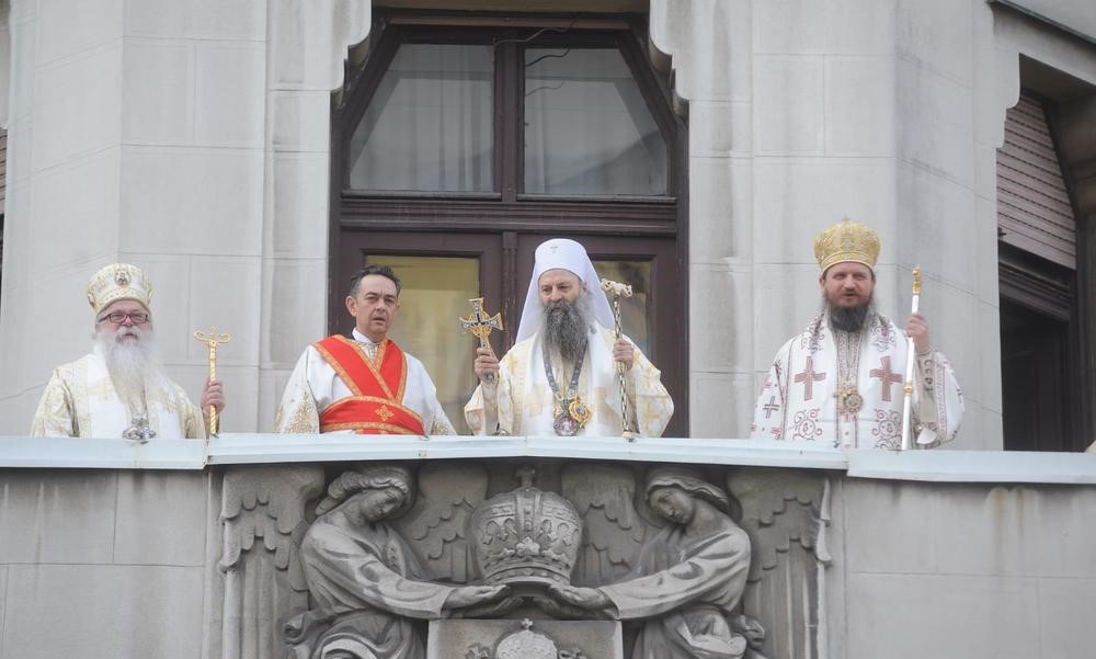 Patrijarh Porfirije uveden u tron