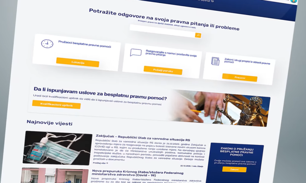 Olakšanje za građane: Uz pomoć aplikacije do besplatne pravne pomoći