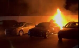 Pogledajte kako vatra guta automobile u auto-kući kod Viteza VIDEO