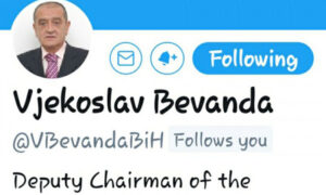 Ministar ne koristi društvene mreže! Otvoren lažni Twitter nalog Vjekoslava Bevande