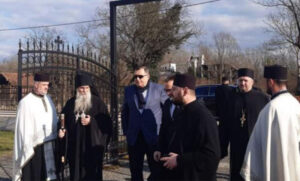 Stigli u manastir Jasenovac: Susret Milorada Dodika sa patrijarhom srpskim Porfirijem