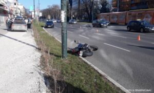Motociklista prevezen u bolnicu nakon saobraćajke