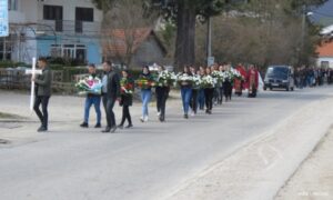 Velika tuga u Nevesinju: Cijeli grad ispratio malog Vukašina na vječni počinak