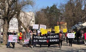 Osmomartovski marš u Banjaluci: Podrška ženama žrtvama seksualnog nasilja i silovanja