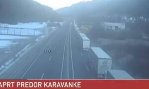 Vozači da koriste druge pravce: Zatvoren tunel, kolone kamiona oko pet kilometara