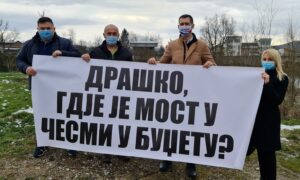 Ujedinjena Srpska u Česmi: Most mora biti u budžetu