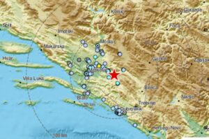 Hercegovinu prodrmao zemljotres od 3,1 stepeni