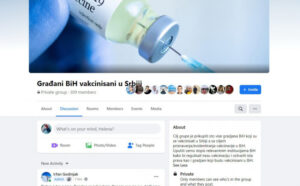 Osnovana Facebook grupa građana BiH vakcinisanih u Srbiji