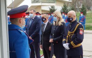 Poginulim policajcima vijence položili Dodik, Cvijanovićeva, Lukač i Kostrešević