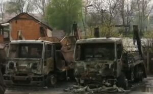 Izgorjelo pet kamiona “Gradske čistoće” VIDEO