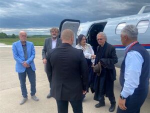 Dobrodošlica u Banjaluci: Kusturica dočekao Handkea