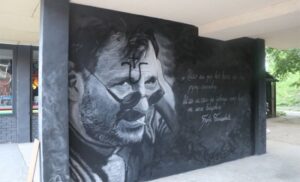 Skandalozno! Ustaškim obilježjem oskrnavljen mural posvećen Balaševiću