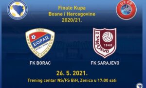 Promijenjen datum utakmice! Borac i Sarajevo u finalu Kupa BiH ipak dan ranije